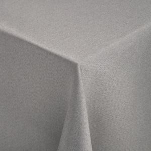 ERWIN M. Tafelkleed Ambita glad vierkant; 130x170 cm (BxL); lichtgrijs; rechthoekig