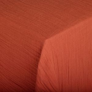 ERWIN M. - Silena - Tafelkleed - Terracotta - 80x80 cm