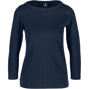 JOBELINE Damesshirt Malme driekwart mouw; Kledingmaat 2XL; navy
