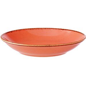 VEGA Diep bord Sidina; 300ml, 21x3.9 cm (ØxH); terracotta; rond; 6 stuk / verpakking