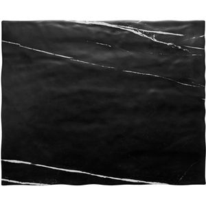 VEGA Plank Brandon zonder rand; 35x28.5x1 cm (LxBxH); zwart; rechthoekig; 6 stuk / verpakking