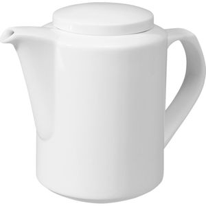VEGA Koffie-/theekan Base met deksel; 500ml, 9.2x15 cm (ØxH); wit; rond; 4 stuk / verpakking
