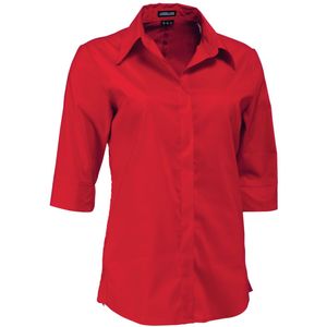 JOBELINE Blouse driekwart mouw Fiore regular fit; Kledingmaat 34; rood