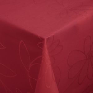 ERWIN M. Tafelkleed Floralie vierkant; 130x160 cm (BxL); burgundy; rechthoekig