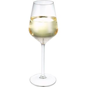 royal leerdam Witte wijnglas Carré met vulstreepje; 380ml, 5.8x21.7 cm (ØxH); transparant; 0.2 l vulstreepje, 6 stuk / verpakking