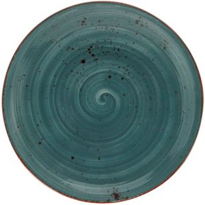 VEGA Plat bord Nebro; 31 cm (Ø); blauw; rond; 4 stuk / verpakking