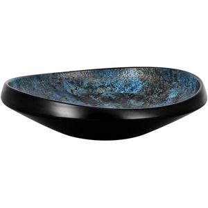 VEGA Serveerschaal Tusa rond; 515ml, 19.2x5 cm (ØxH); zwart/donkerblauw; rond; 6 stuk / verpakking