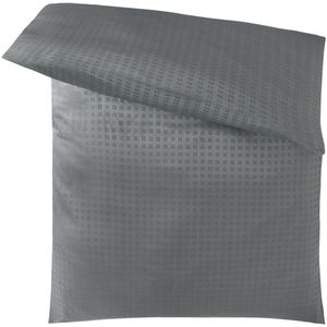 ERWIN M. Dekbedovertrek Cube ritssluiting; 135x200 cm (BxL); leisteengrijs