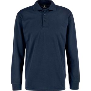 JOBELINE Herenpolo Fly Lange mouwen; Kledingmaat 4XL; navy