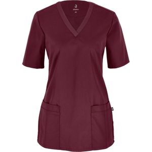 JOBELINE Damestuniek Calva; Kledingmaat L; donkerrood