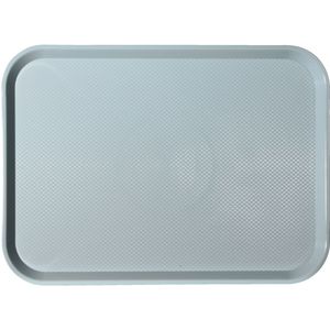 PULSIVA Dienblad Disk; 40.4x29.4x2.15 cm (LxBxH); grijs; rechthoekig; 6 stuk / verpakking