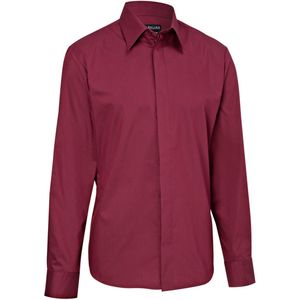 JOBELINE Overhemd lange mouw Fabrice regular fit; Kledingmaat 37/38; bordeaux