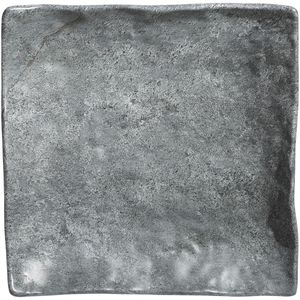 VEGA Platte schaal Clawson vierkant; 25x25x4.1 cm (LxBxH); grijs; vierkant; 6 stuk / verpakking