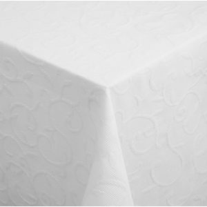 ERWIN M. Tafelkleed Biella vierkant; 100x100 cm (BxL); wit; vierkant