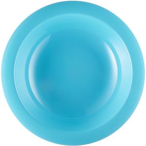 WACA Diep bord Colora; 500ml, 21.6 cm (Ø); lichtblauw; rond; 5 stuk / verpakking