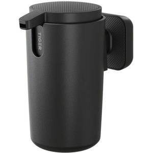 Tiger Carv - Zeepdispenser 175 ml - Zonder boren met TigerFix (apart verkrijgbaar)- Zwart