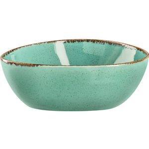 VEGA Schaal Sidina organisch; 1200 ml, 21.2x19.2x7.5 cm (LxBxH); turquoise; organisch; 2 stuk / verpakking