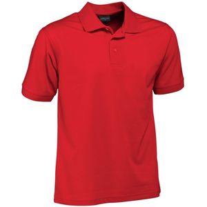 JOBELINE Polo heren korte mouw Fly regular fit; Kledingmaat 3XL; rood