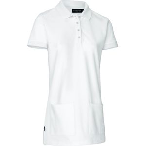 JOBELINE Damespolo Cato Comfort; Kledingmaat S; wit