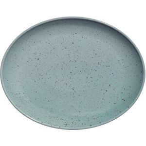 VEGA Platte schaal Alessia ovaal; 28x22x2.7 cm (LxBxH); turquoise; ovaal; 3 stuk / verpakking