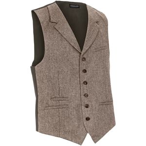 JOBELINE Herengilet Austin visgraat; Kledingmaat 52; bruin