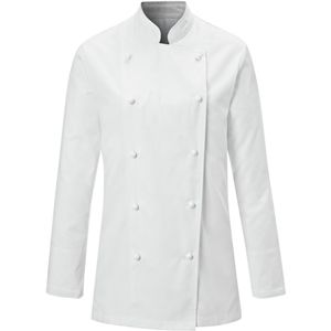 PULSIVA Dameskoksbuis Pauline lange mouw; Kledingmaat 40; wit