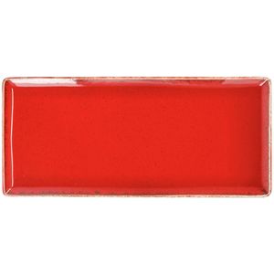 VEGA Schaal Sidina rechthoekig; 35x16x2 cm (LxBxH); rood; rechthoekig; 2 stuk / verpakking