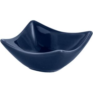 VEGA Mini schaaltje Saxo; 50 ml, 7.5x7.5x3.5 cm (LxBxH); donkerblauw; 12 stuk / verpakking