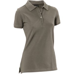 JOBELINE Damespolo Fly korte mouw; Kledingmaat XS; taupe