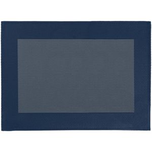 ERWIN M. Placemat Pure; 33x45 cm (BxL); blauw; 2 stuk / verpakking