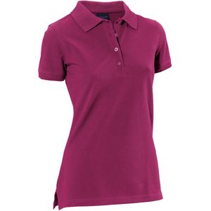 JOBELINE Damespolo Fly korte mouw; Kledingmaat 2XL; braam