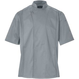 JOBELINE Heren koksbuis Carter korte mouw; Kledingmaat 50; grijs