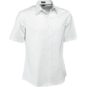 JOBELINE Overhemd korte mouw Bruce slim fit; Kledingmaat 37/38; wit