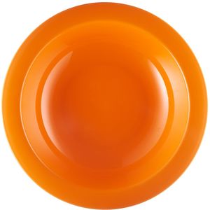 WACA Diep bord Colora; 500ml, 21.6 cm (Ø); oranje; rond; 5 stuk / verpakking