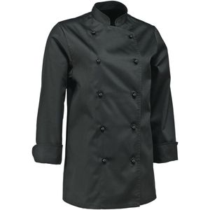 PULSIVA Dameskoksbuis Pauline lange mouw; Kledingmaat 48; zwart