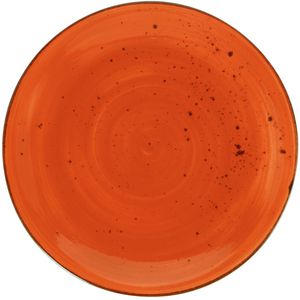 MamboCat set van 6 variant rode soepborden I gekleurde diepe porseleinen borden voor 6 personen I Kleurrijke ronde borden voor salade, soep, ontbijtgranen, pasta & Co. bij het ontbijt, lunch en diner