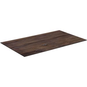 VEGA Compact tafelblad Lift rechthoekig; 120x80 cm (LxB); donkerbruin; rechthoekig