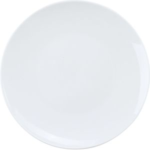 PULSIVA Platte borden Coupe; 17 cm (Ø); wit; rond; 6 stuk / verpakking