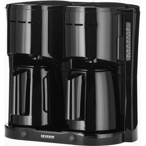 Severin KA 9315 zwart Duo Filter Koffiezetapparaat - Filterkoffiezetapparaat - Zwart