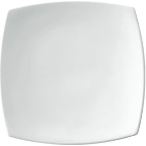 VEGA Plat bord Bali; 26.5x26.5x1.8 cm (LxBxH); wit; vierkant; 6 stuk / verpakking
