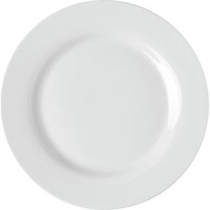 VEGA Plat bord Eco; 24 cm (Ø); wit; rond; 6 stuk / verpakking