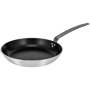 PULSIVA Aluminium pan Geena; 32 cm (Ø); zwart/zilver