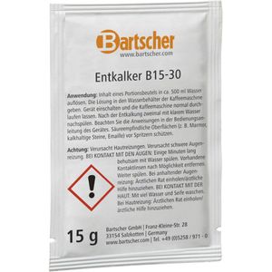 Bartscher Ontkalker B15-30 voor koffiezetapparaten; wit; 30 stuk / verpakking