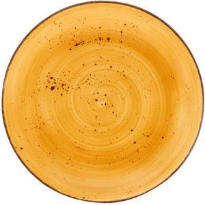 VEGA Plat bord Nebro; 31 cm (Ø); geel; rond; 4 stuk / verpakking