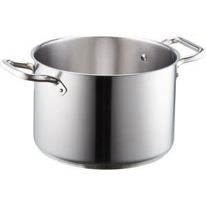 PULSIVA Soeppan Cook; 7200ml, 24x16 cm (ØxH); zilver; rond