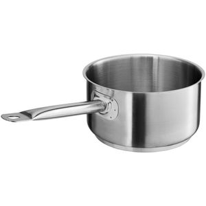 VEGA Steelpan Professional zonder deksel; 3300ml, 20x11.5 cm (ØxH); zilver; rond