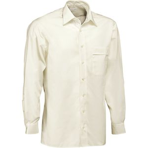 JOBELINE Overhemd Marc lange mouw; Kledingmaat 37/38; crème wit