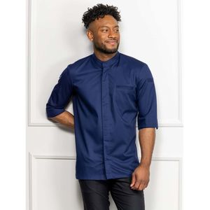 Le Nouveau Chef Fabian koksjas; Kledingmaat 4XL; blauw