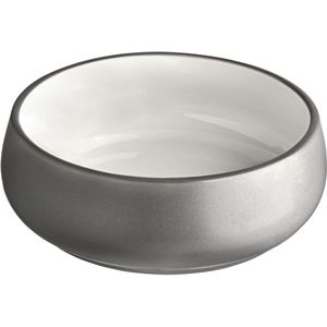 VEGA Schaal Nessa rond; 650ml, 15x5.5 cm (ØxH); grijs/wit; rond; 4 stuk / verpakking