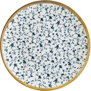 Bonna Plat bord Calif; 19 cm (Ø); wit/blauw/groen; rond; 12 stuk / verpakking